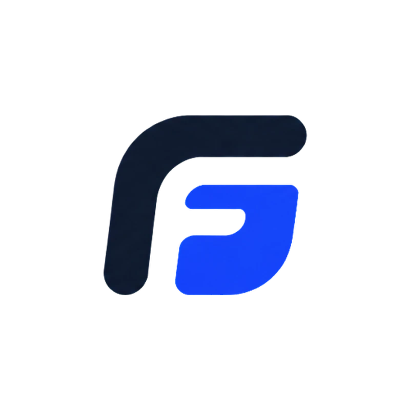 The same logo with a transparent background, shown over a checkerboard